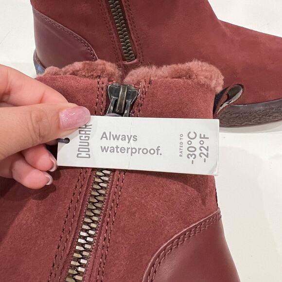 NEW Cougar Broom Suede Genuine Lambswool Waterproof Winter Boot - Picture 6 of 9